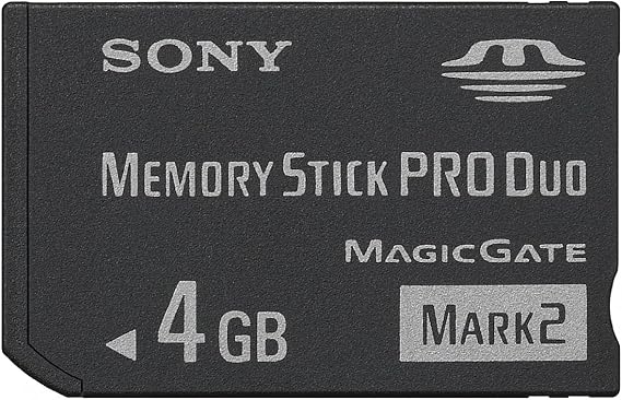 Sony 4GB MS PRO Duo (Mark 2) Memory Stick (MSMT4G/TQMN)