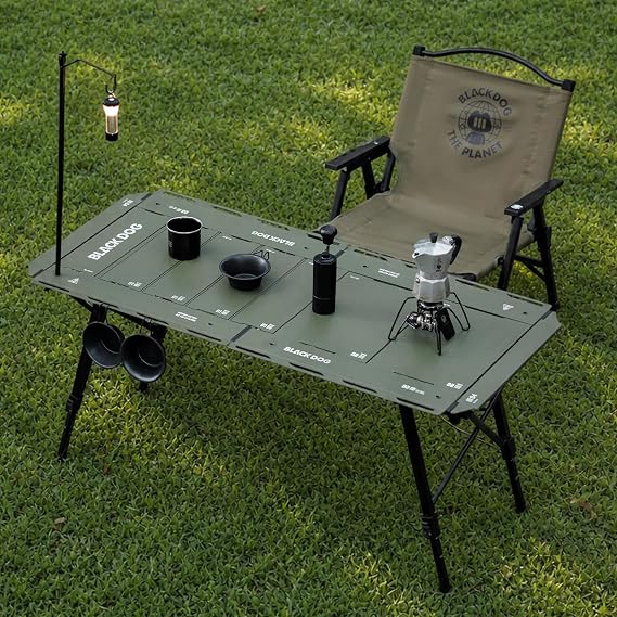 BLACKDOG IGT Table for Camping, Portable Folding Camp Table for Outdoor