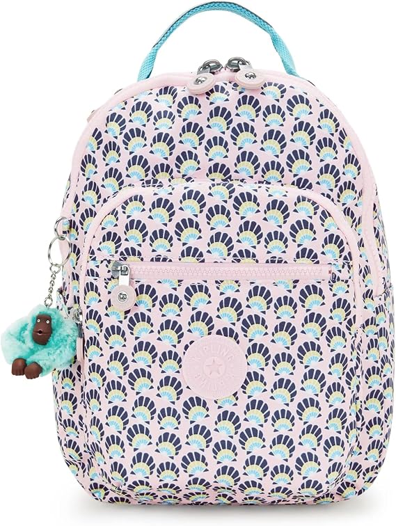 Kipling Women's Seoul Small Bts Prt Tablet Backpack, Durable, Padded Shoulder Straps with Tablet Sleeve