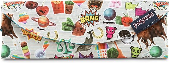 Jansport Digital Burrito Accessory Pouch, Multi Stickers