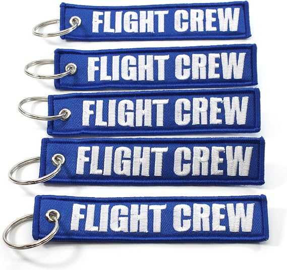 Rotary13B1 FLIGHT CREW - Blue/White - 5pcs Keychains