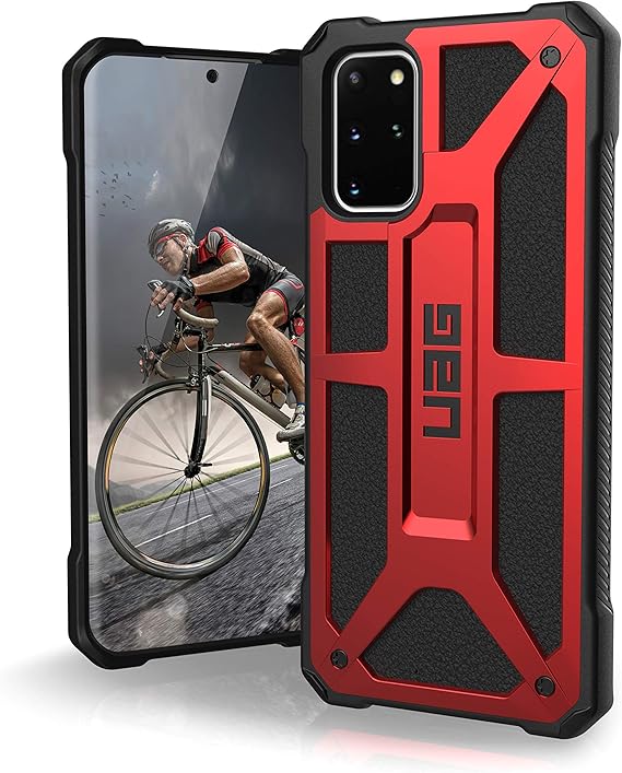 URBAN ARMOR GEAR UAG Samsung Galaxy S20 Plus Case [6.7-inch Screen] Monarch [Crimson] Rugged Shockproof Military Drop Tested Protective Cover