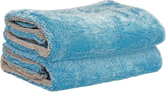 Water Goblin 20" x 30" Extra Large Microfiber Drying Towel, Ultra Soft Softouch, Streak-Free & Super Absorbent, Dries in One Pass, Safe for All Vehicles, Fast & Lint-Free, 2 Count