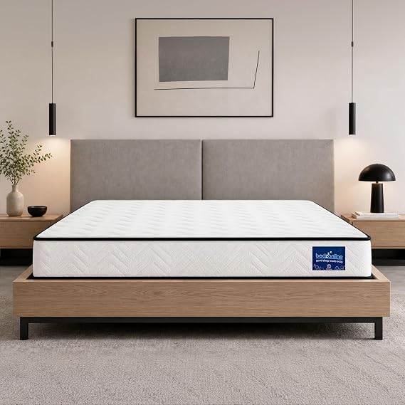 BEDZONLINE Pocket Spring Memory Foam Hybrid Mattress, King Size 23cm Thick