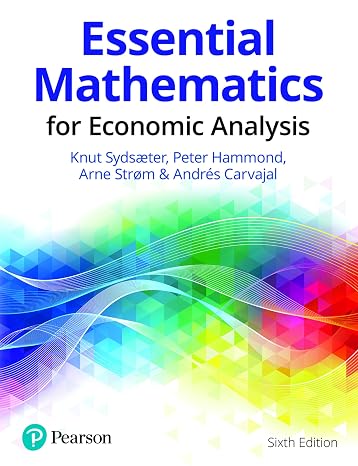 Essential Mathematics for Economic Analysis