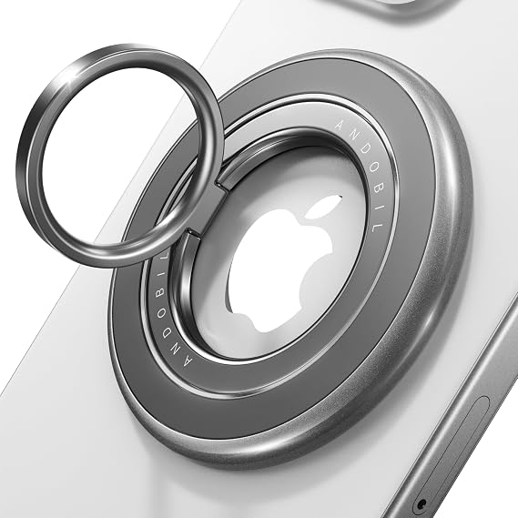 andobil 2026 3rd Gen Stabile Magnetic Phone Ring Grip for MagSafe, Durable | Stronger 2-Sided Magnetic, 360 Rotation Cell Phone Ring Holder for MagSafe Accessories, iPhone 17 Pro Max Air 16/15/14/13/12