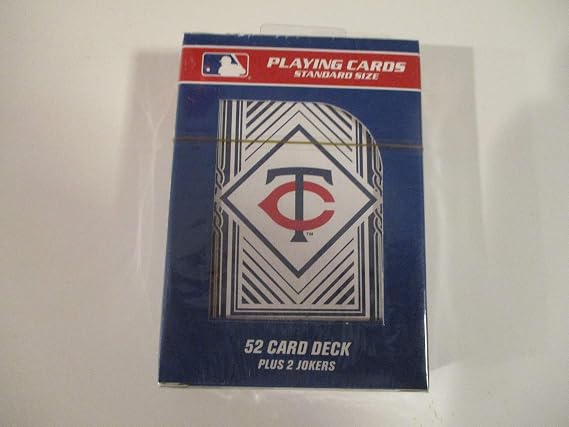 Minnesota Twins Playing Cards Standard Size Deck Plus 2 Jokers