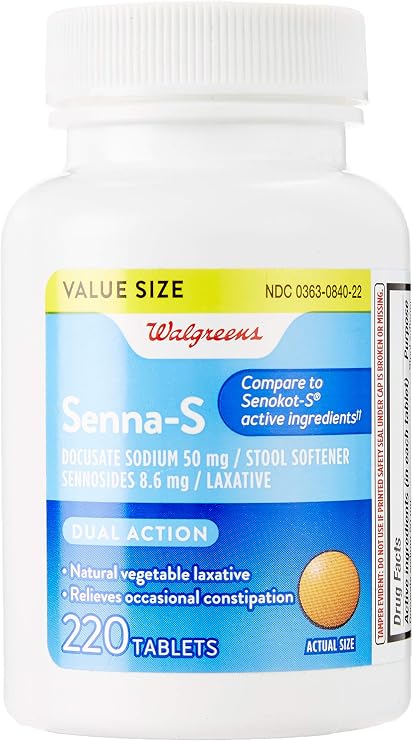 Well At Walgreens Senna-s Tablets 220 Ea