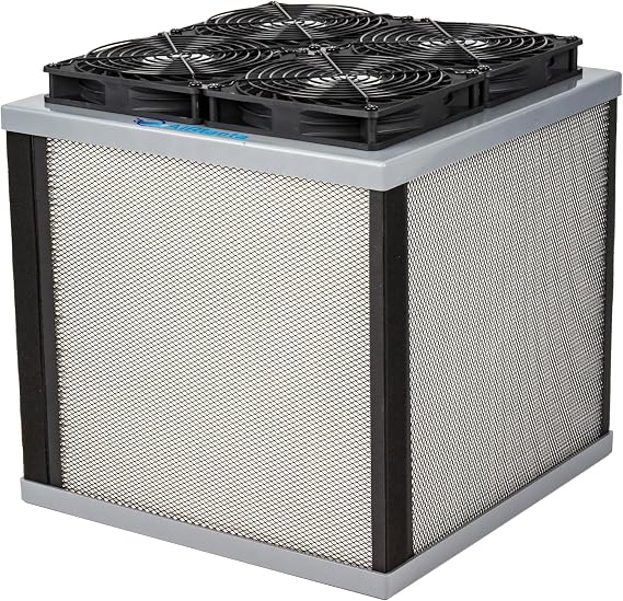 3Pro, Air purifer for house up to 3100ft2, CADR super large 413cfm, collapsible and portable, can be packed into a 20" suitcase.