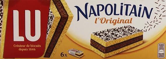 LU Napolitain Classic - Sponge Cake with Chocolate Filling - 6.3 oz.