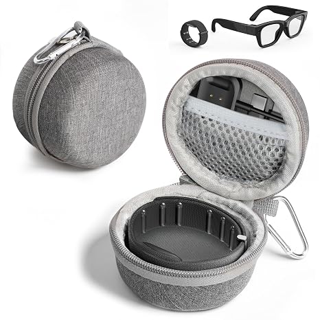Wristband Protective Case for Met-a Ra-y ban Dis-Play (Gray)