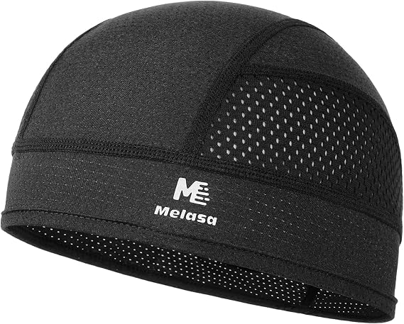 MELASA Cooling Skull Cap Breathable Sweat-Wicking Under Helmet