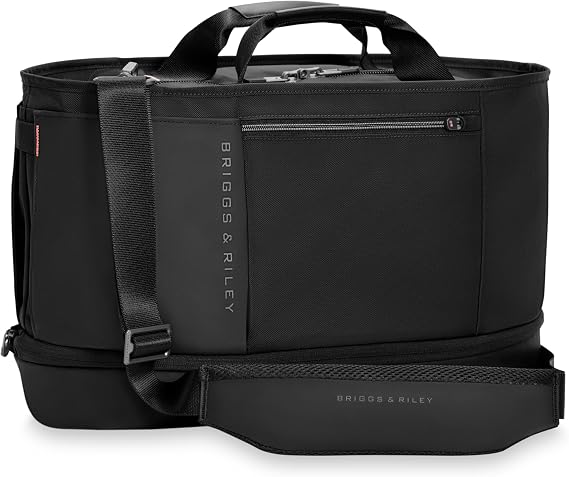 Briggs & Riley ZDX Expandable Overnighter Duffle Bag, Black