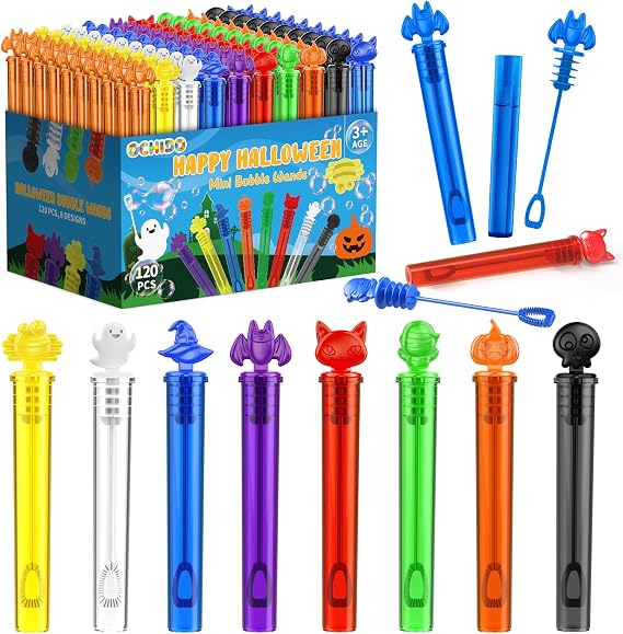 120PCS Halloween Bubbles, Halloween Party Favors for Kids Goodie Bag Filler