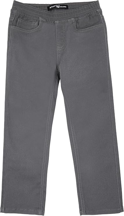 X RAY Toddlers Stretchy Colored Denim Jeans (2T - 4T), Casual Pants Boy Clothes for Boys with Elastic Waistband