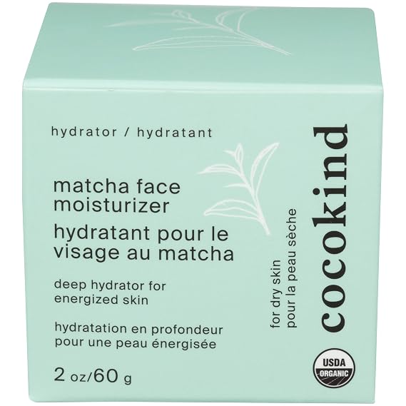 Cocokind Moisturizer Matcha Organic 60 Ml, 2.02 oz