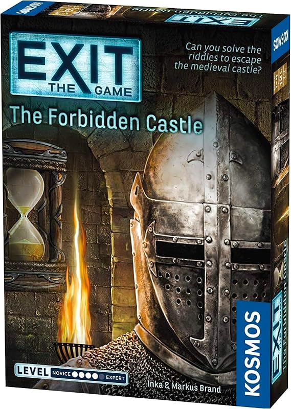Exit: The Forbidden Castle | Exit: The Game - A Kosmos Game | Family-Friendly, Card-Based At-Home Escape Room Experience for 1 to 4 Players, Ages 12+