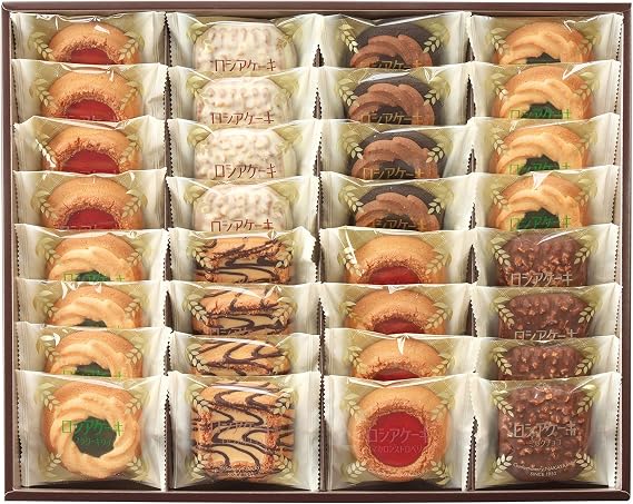 Nakayama Seika Russian Cake 1 Box 32 Pieces