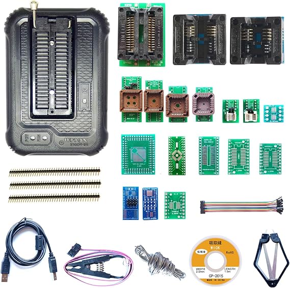 T48 Programmer 19 Adapter Compatible with XGecu T48 eprom Programmer TL866II Plus Upgraded Reader Writer TL866-3G IC Bios AVR MCU SPI Nor NAND Flash EMMC Clip Socket