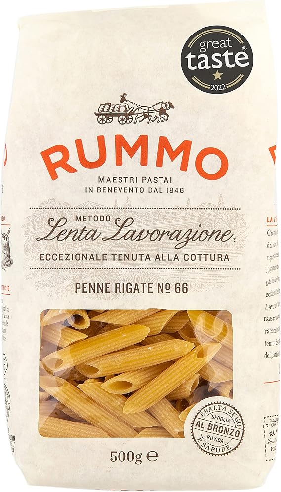 Penne Rigate No:66 500 Gr - RUMMO