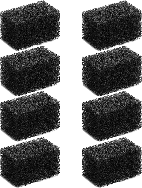 8 Pack Replacement Pre-Filter Sponges for 84oz/ 2.5L Pet Fountain Cat Water Fountain Dog Water Dispenser