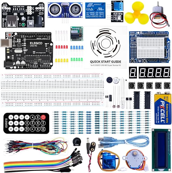 ELEGOO UNO R3 Super Starter Kit Compatible with Arduino IDE Project