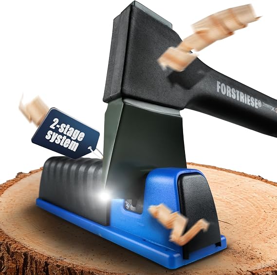Axe Sharpener & Knife Sharpener Ceramic Whetstone 2-Stage