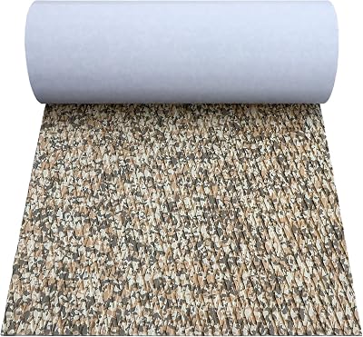Hjdeck Boat Flooring EVA Foam Boat Decking Marine Carpet Non-Slip Decking Sheet Self-Adhesive Marine Flooring for Fishing Boat Kayak Yacht RV Swimming Pool Golf Cart 94.5x23.616.111.8