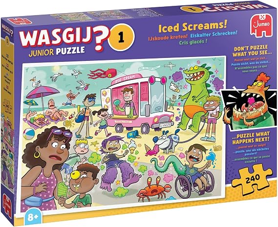 Wasgij Junior 1, Ice Cold Terrors - 240 Piece Children's Puzzle