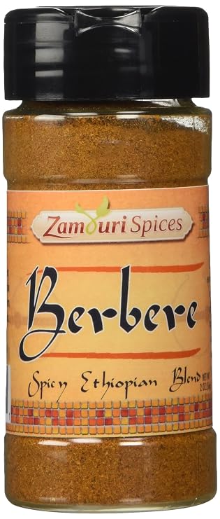 Berbere Ethiopian Spice Blend Spicy Seasoning for Chicken, Meat, Lentils & Stews 2 oz Zamouri Spices