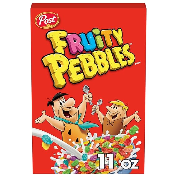 Fruity PEBBLES Breakfast Cereal for Kids, Gluten Free, 11 oz Box