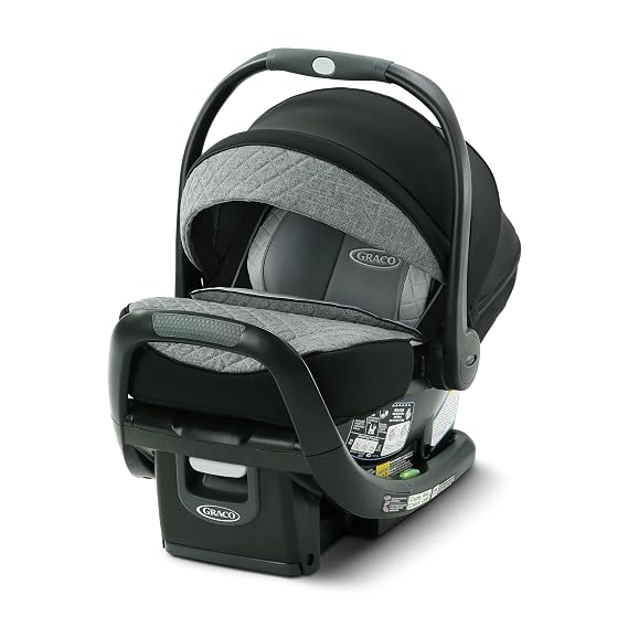 Graco SnugRide SnugFit Elite Infant Car Seat, Anti Rebound Bar for Extra Safety, SnugLock Easy Install, Premium softgood, All-Weather Boot, Baby Car seat, Nico