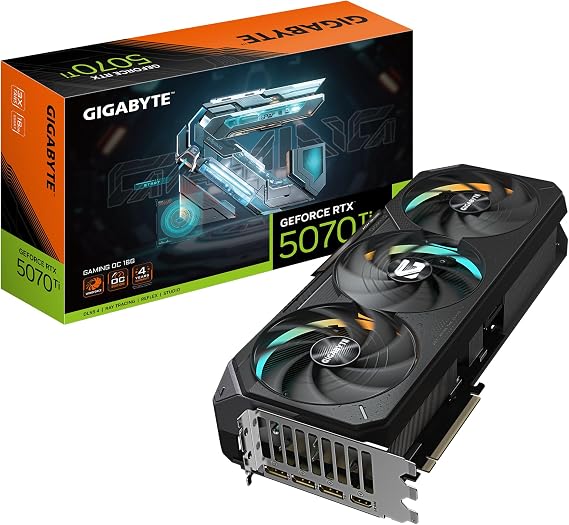 Gigabyte Vga Nvidia 16gb Gddr7 Rtx5070ti Gaming Oc Gv-n507tgaming Oc-16gd