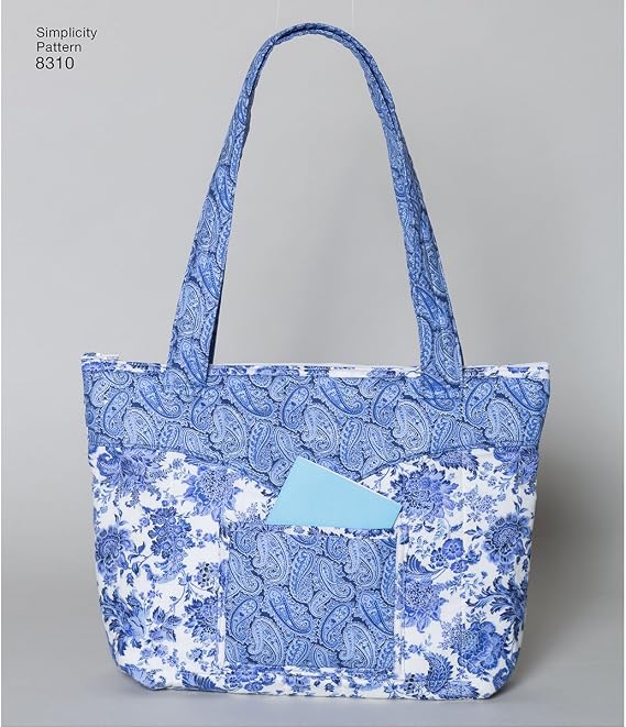 Simplicity Quilted Shoulder Bag Sewing Patterns, One Size Only