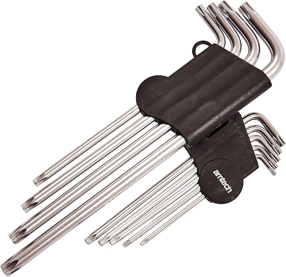 9 Pce Extra Long Offset Torx Key Set