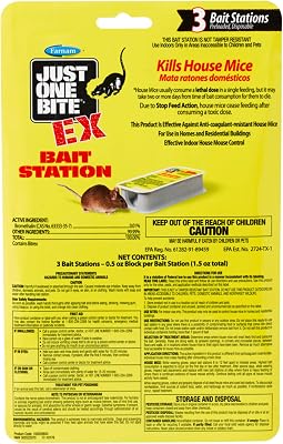 Farnam Just One Bite EX Mouse Bait Station 3pk