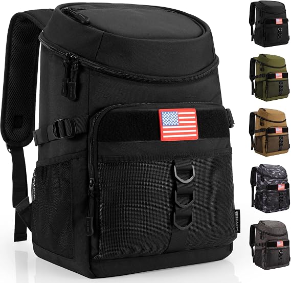 JOYHILL Cooler Backpack, 25L Insulated Tactical Lunch Backpack Cooler