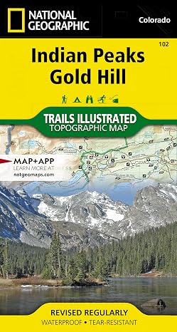 Indian Peaks, Gold Hill (National Geographic Trails Illustrated Map)