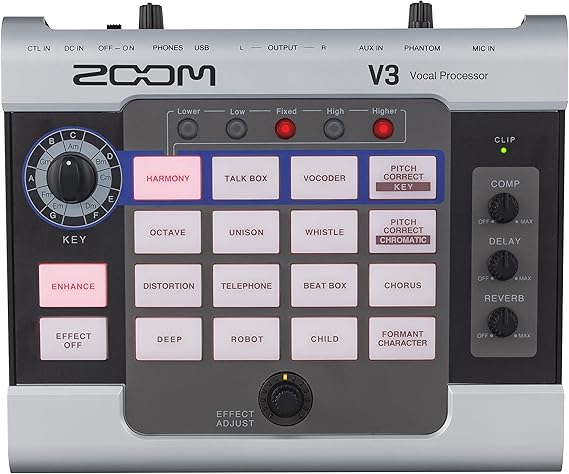 Zoom V3 Vocal Processor for Streaming & Live Performance