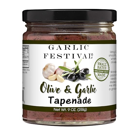 Garlic Festival Foods Olive & Garlic Tapenade 9oz.