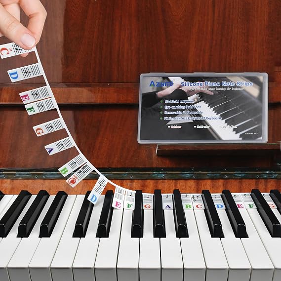 Piano Notes Guide for Beginners, Piano Keyboard Stickers