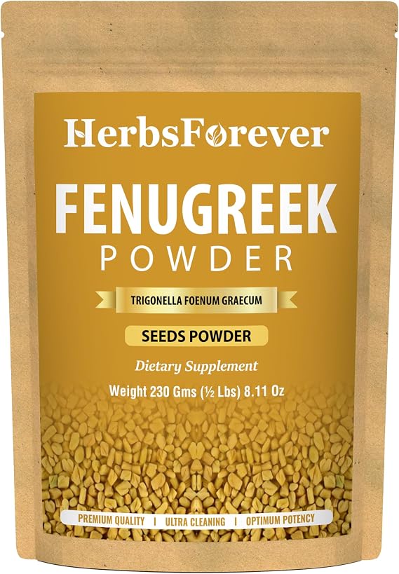 Herbsforever Fenugreek Powder, Wild Harvested, 230 g
