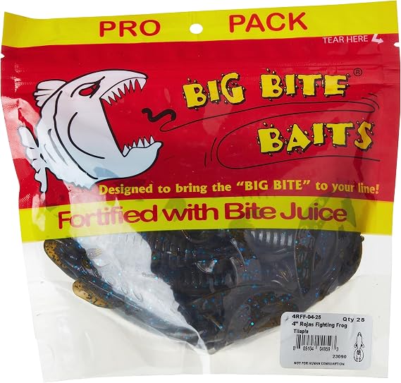 4" Rojas Fighting Frog/TILAPIA (25 Pack)