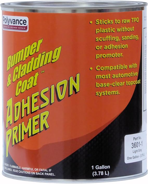 Polyvance Bumper and Cladding Coat Adhesion Primer - Light Gray, Gallon