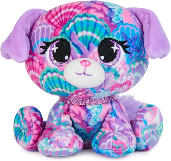 GUND P.Lushes Pets Shelly Newport 6-Inch Puppy Stuffed Animal for Ages 3+ | Collectible Fashion-Inspired Stuffed Animal with Vibrant Colors, Patterns and Premium Fabrics for Imaginative Play