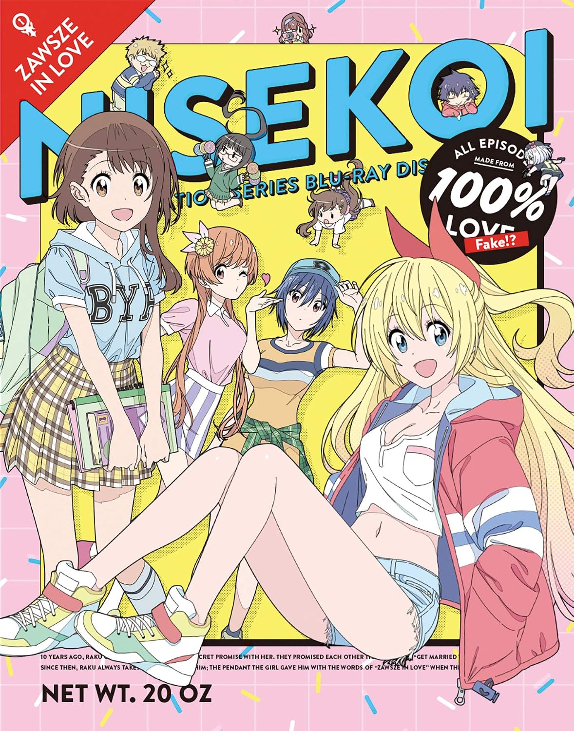 Nisekoi: False Love Blu-ray Disc Box Complete Limited-Production Edition.