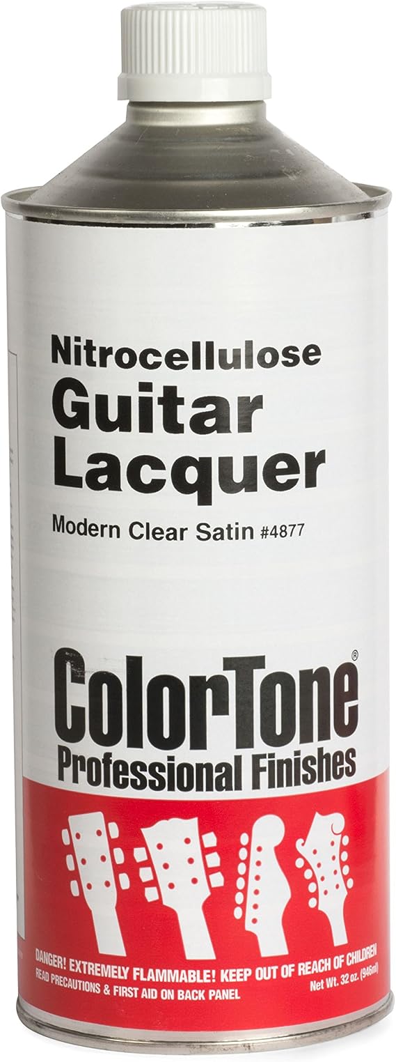 ColorTone Modern Clear Satin Nitro Guitar Lacquer, 1-Quart Can