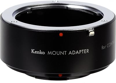 Kenko ke01-mftctx 58 mm Adapter Ring for Contax Lens to Micro 43 Black Shell
