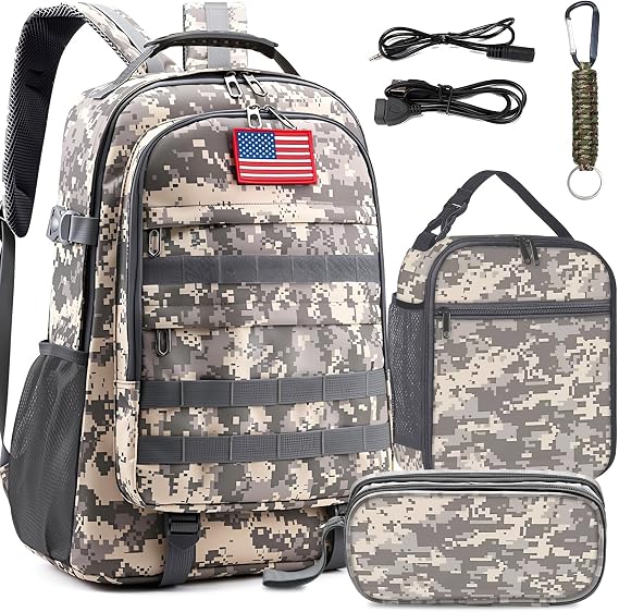 Backpack For Boys, Middle-School Elementary Bookbag