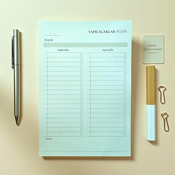 Difference Introduction Undated Desktop Planner, 10 Different Plans, 80 Leaves (To Do List)